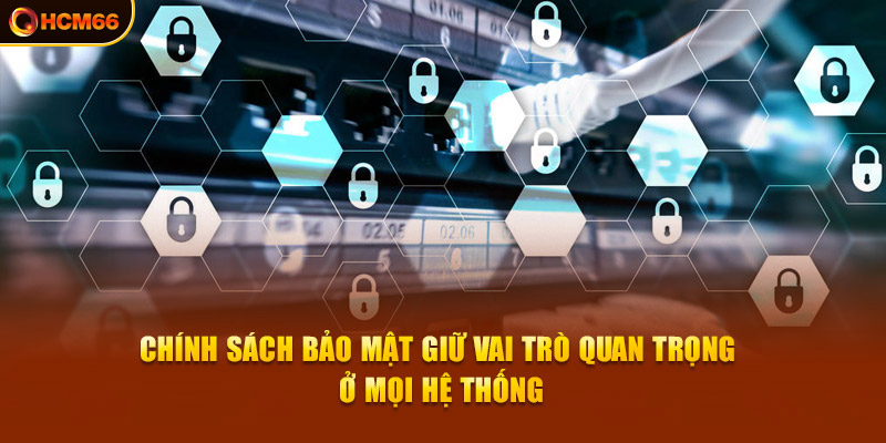 Chính sách bảo mật đóng vai trò quan trọng trong quá trình vận hành sân chơi của HCM66